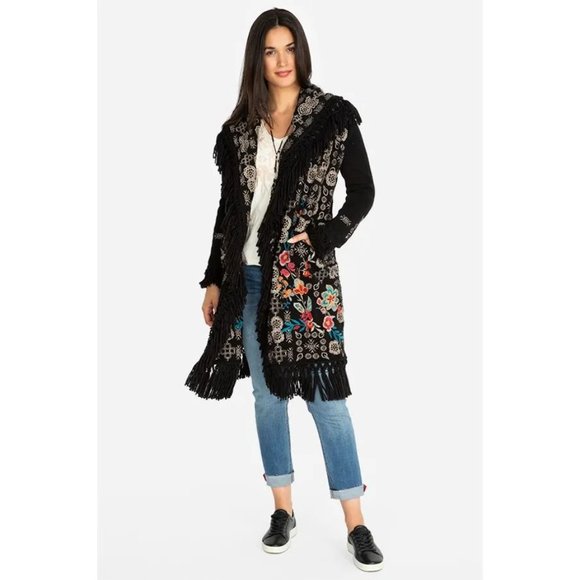 Johnny Was Jackets & Blazers - Johnny Was Pfionah Hooded Sweater
